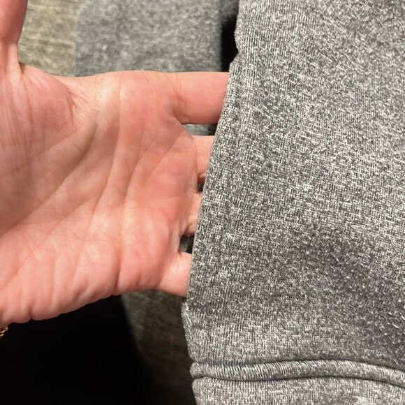 Gray NBA zip up jacket / sweatshirt size small (4) made in Egypt 2007 - Picture 5 of 5